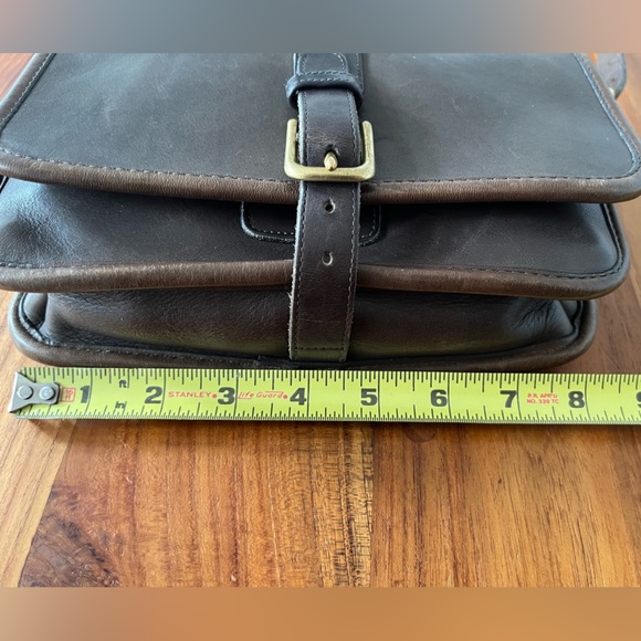 Vintage Coach Buckled Pouch/Saddle Pouch made in New York City brown 1970s - Picture 14 of 15